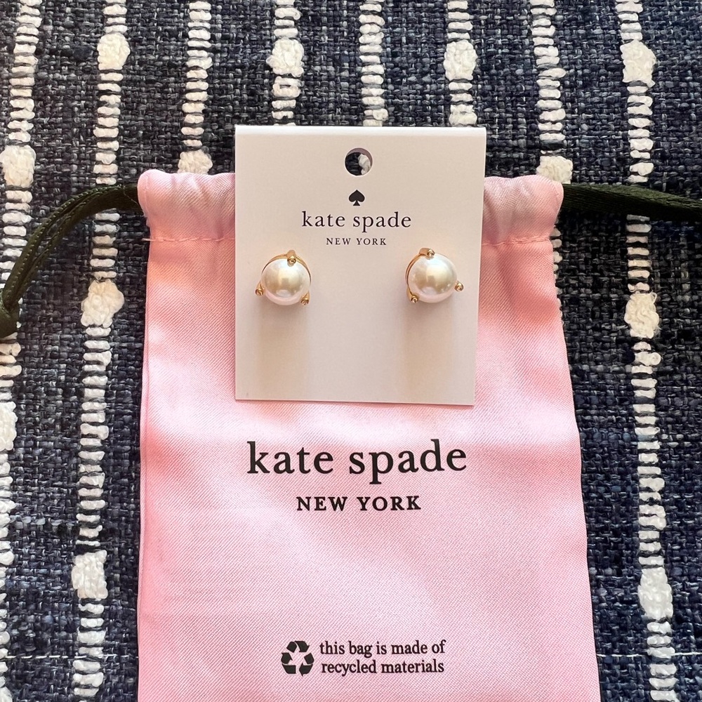 Kate Spade Faux Pearl Earrings